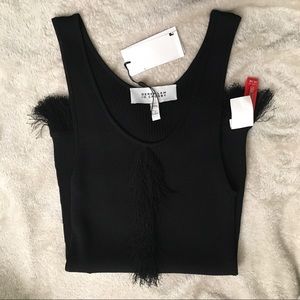 DEREK LAM 10 CROSBY Black Sleeveless Top - Size XS